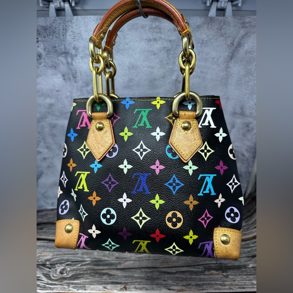 Louis Vuitton Vintagr Monogram multicolore audra EUC - Picture 2 of 15